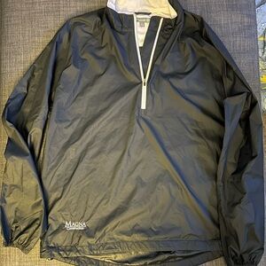 Peter Millar Black Windbreaker Jacket
